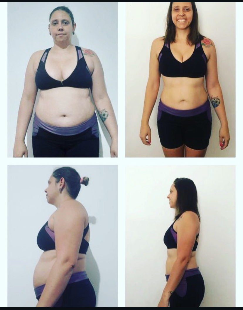 Transformação de aluno 1 — antes e depois